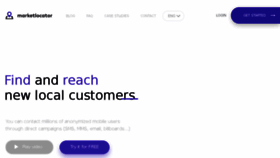 What Marketlocator.com website looked like in 2018 (6 years ago)