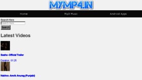 What Mymp4.in website looked like in 2018 (6 years ago)