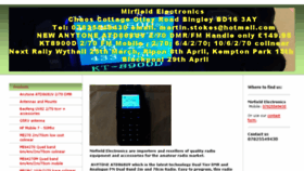What Mirfield-electronics.co.uk website looked like in 2018 (6 years ago)