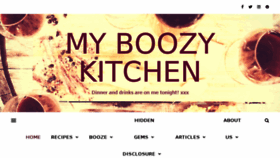 What Myboozykitchen.co.za website looked like in 2018 (6 years ago)