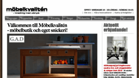 What Mobelkvaliten.se website looked like in 2018 (6 years ago)