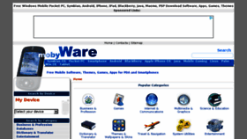 What Mobyware.net website looked like in 2018 (6 years ago)