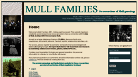 What Mullfamilies.co.uk website looked like in 2018 (6 years ago)