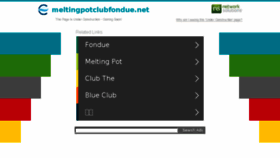 What Meltingpotclubfondue.net website looked like in 2018 (6 years ago)
