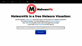 What Malwareviz.com website looked like in 2018 (6 years ago)