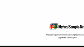 What Myfreesample.net website looked like in 2018 (7 years ago)
