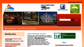 What Mkrumlov.cz website looked like in 2018 (6 years ago)