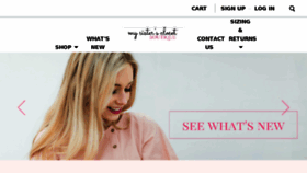 What Mysisterscloset-boutique.com website looked like in 2018 (6 years ago)