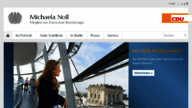 What Michaela-noll.de website looked like in 2018 (7 years ago)