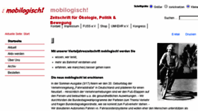 What Mobilogisch.de website looked like in 2018 (6 years ago)