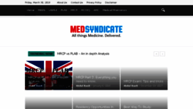 What Medsyndicate.com website looked like in 2018 (6 years ago)