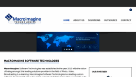 What Macroimagine.com website looked like in 2018 (6 years ago)