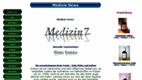 What Medizin7.com website looked like in 2018 (6 years ago)