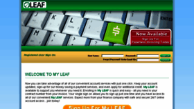 What Myleafnow.com website looked like in 2018 (6 years ago)