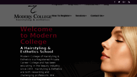 What Moderncollege.ca website looked like in 2018 (6 years ago)