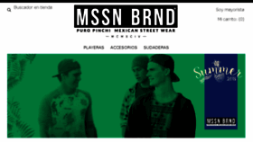 What Missionbrand.com website looked like in 2018 (6 years ago)