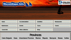 What Mozambique-info.co.za website looked like in 2018 (6 years ago)