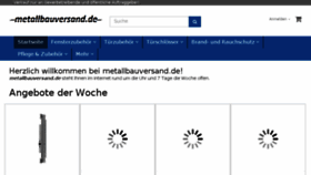 What Metallbauversand.de website looked like in 2018 (6 years ago)