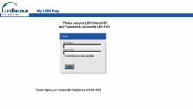 What Mylbhpay.org website looked like in 2018 (6 years ago)