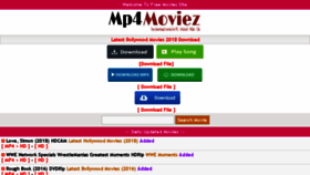 What Mp4moviez.ws website looked like in 2018 (6 years ago)