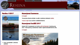 What Museojunat.fi website looked like in 2018 (6 years ago)