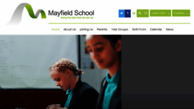 What Mayfieldschool.net website looked like in 2018 (7 years ago)