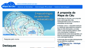 What Mapadoceu.com.br website looked like in 2018 (6 years ago)