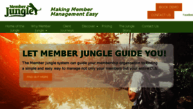 What Memberjungle.com.au website looked like in 2018 (6 years ago)