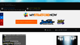 What Mystratfordnow.com website looked like in 2018 (6 years ago)