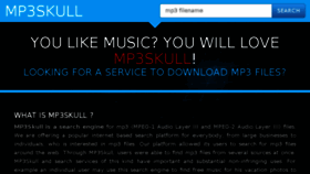 What Mp3skulls.to website looked like in 2018 (6 years ago)