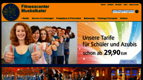 What Muskelkater-fitness.de website looked like in 2018 (6 years ago)
