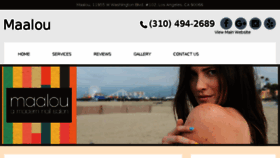 What Manicureslosangeles.com website looked like in 2018 (6 years ago)