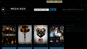 What Megaboxfilmesonline.com website looked like in 2018 (6 years ago)
