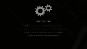 What Menyer.se website looked like in 2018 (6 years ago)