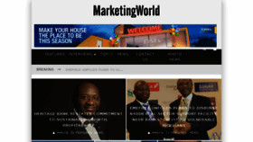 What Marketingworldmag.com website looked like in 2018 (6 years ago)