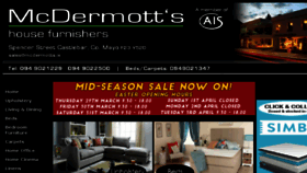 What Mcdermotts.ie website looked like in 2018 (6 years ago)