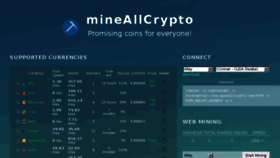 What Mineallcrypto.com website looked like in 2018 (6 years ago)