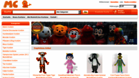 What Maskottchen-kostume.de website looked like in 2018 (6 years ago)