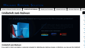 What Malwaresolution.net website looked like in 2018 (6 years ago)