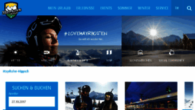 What Mayrhofen.at website looked like in 2018 (6 years ago)