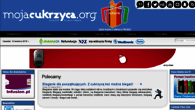 What Mojacukrzyca.org website looked like in 2018 (6 years ago)