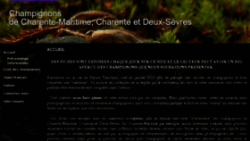 What Mycocharentes.fr website looked like in 2018 (6 years ago)