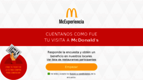 What Mcexperiencia.com.mx website looked like in 2018 (6 years ago)