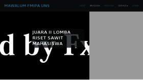 What Mawa.mipa.uns.ac.id website looked like in 2018 (6 years ago)