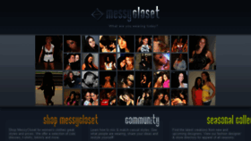 What Messycloset.com website looked like in 2018 (6 years ago)