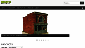 What Monstermodelworks.com website looked like in 2018 (7 years ago)