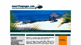 What Mauritiuspages.com website looked like in 2018 (6 years ago)