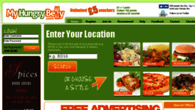 What Myhungrybelly.com website looked like in 2018 (6 years ago)
