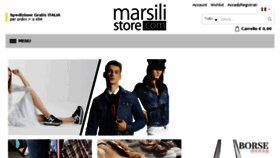 What Marsilistore.it website looked like in 2018 (6 years ago)