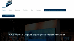 What Mindspacedigitalsignage.com website looked like in 2018 (7 years ago)